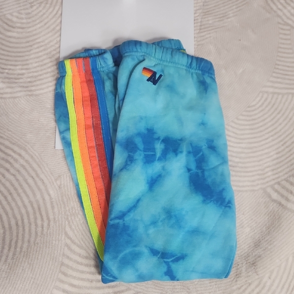Aviator Nation Blue Tie Dye Sweatpants - Picture 2 of 8